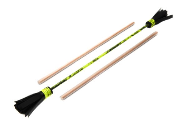 Yellow flowerstick, handmade, fiberglass core alt image