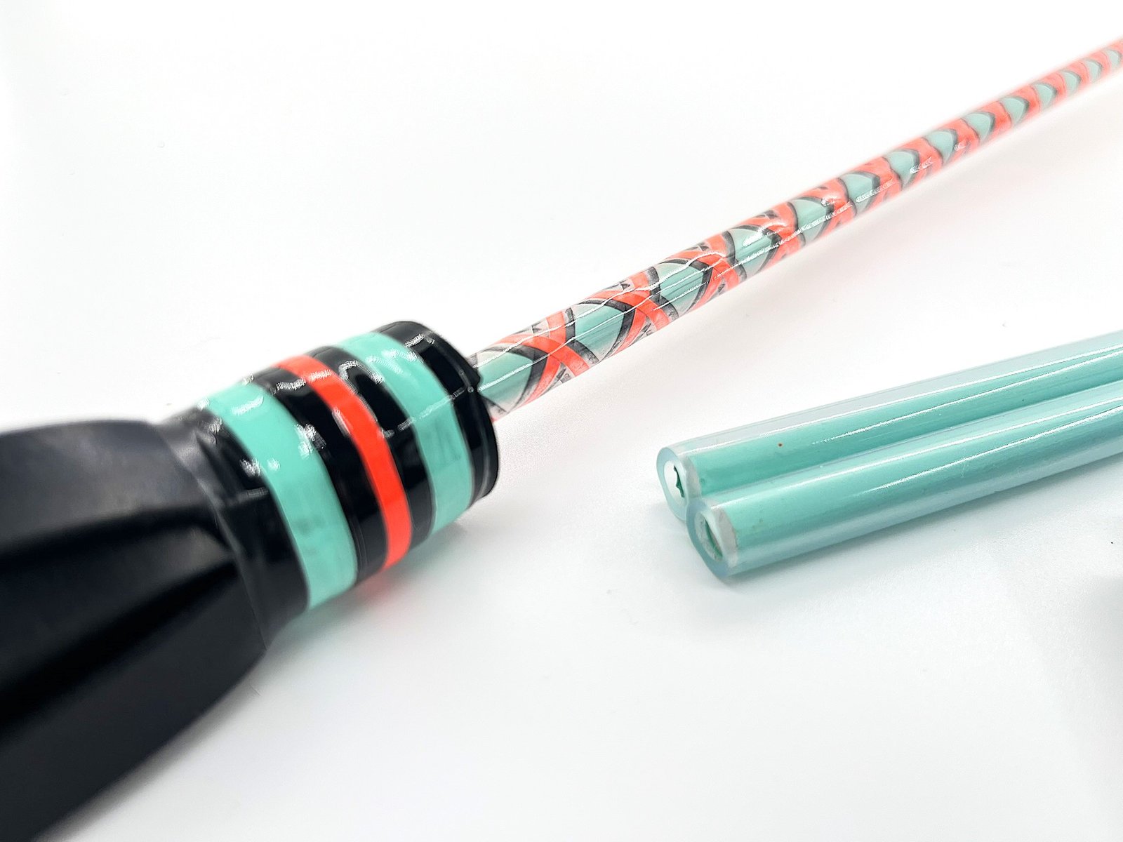 Light-blue-black-special-flowerstick-head